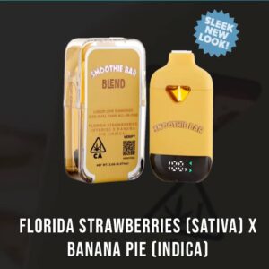 SMOOTHIE BAR DISPOSABLE FLORIDA STRAWBERRIES AND BANANA PIE