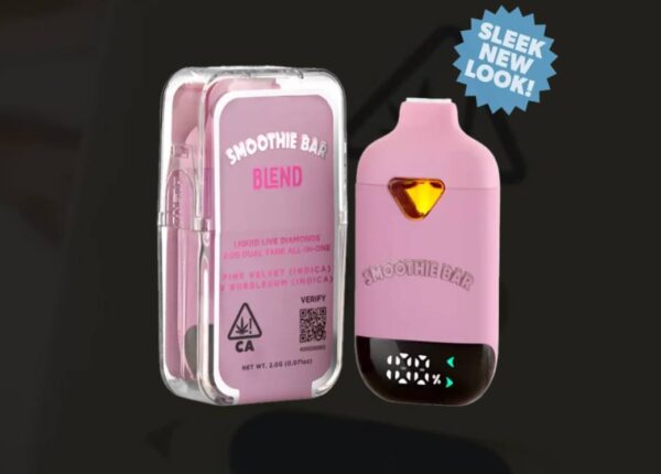 SMOOTHIE BAR DISPOSABLE PINK VELVET AND BUBBLEGUM 